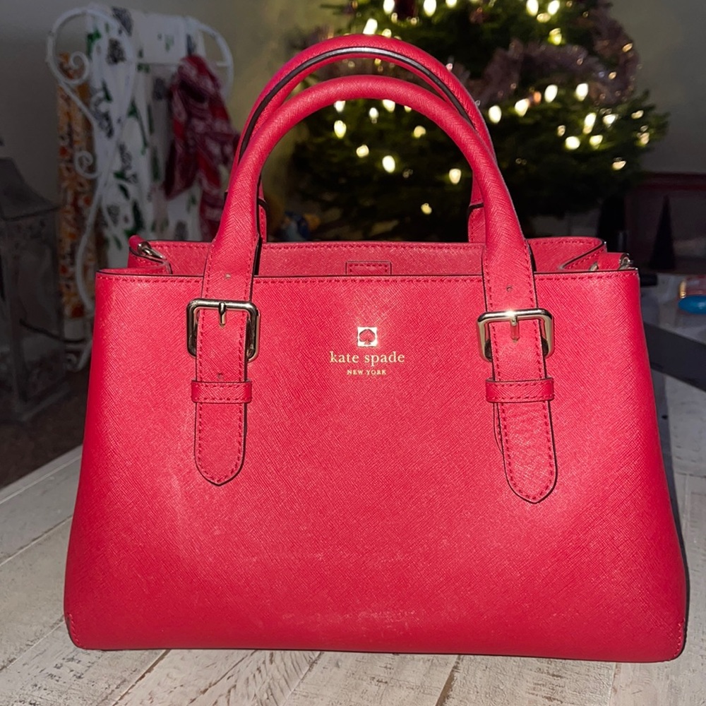 Red kate spade bag